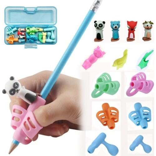 Children Education Writing Skills Toys Silicone Writing Correction Tool Writing Pen Magic Set Beginner Baby Kids Preschool Toys