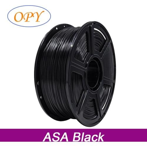Asa 3D Printing Filament 1.75Mm 1Kg Uv Resistant Black White Plastic Thread 10M 100G Sample