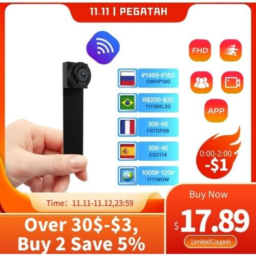 HD 1080P DIY Portable WiFi IP Mini Camera P2P Wireless Micro webcam Video Recorder Support Remote View Camcorder
