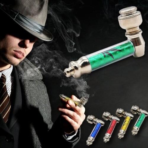 Creative Small Metal Mini Tube With Lid Traditional Vanilla Tube Accessories Portable Outdoor And Indoor Use (random Color)