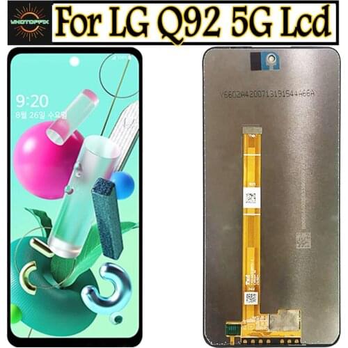 ORIGINAL 6.67" For LG Q92 LCD Display Touch Screen Sensor Panel Digiziter Assembly For LG Q92 5G LCD Display For lg Q92 Display