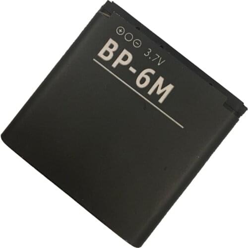 Original BP-6M BP 6M Battery FOR NOKIA 6233 6280 6288 9300 N73 N93 Replacement Phone Battery Batteries Batteria