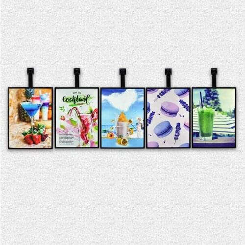 Hotel menu display products indoor menu board light board advertising