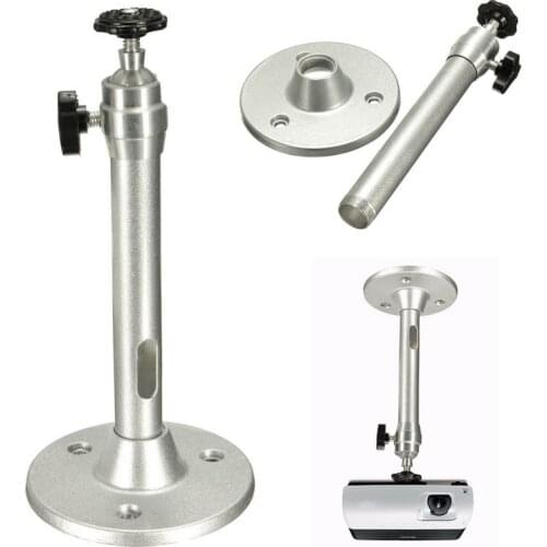 302B pico projector stand 1pc 360 Degree Adjustable Projector Ceiling Mount Stand 18CM Wall Projector Bracket Metal Swivel Mount