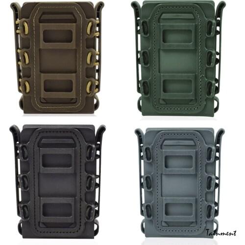 Magazine Bag Tactical Pouch Airsoft Hunting Shooting Holster Case Box 5.56/7.62mm Universal Magazine Carrier Bag with Belt Clip