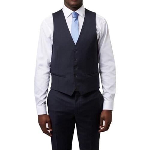 TPSAADE New Available Mens Slim Fit Business Vest Men Dress Suits Vest Plus Size Fashion Wedding Men Suit Vest Men Waistcoat