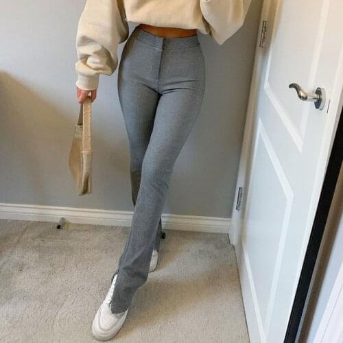 TULX Women's Flared Trousers