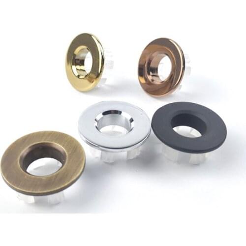 Universal washbasin overflow decorative cover basin basin sink overflow hole plug plug filter cover accessories