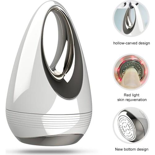 Face Skin Care Device Facial Massager Machine Hammer Ultrasonic Cryotherapy Facial Vibration Red Light Ion Beauty Instrument