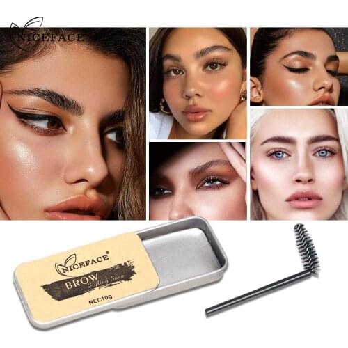 1PC 3D Feathery Brows Makeup Balm Styling Brows Soap Kit Lasting Eyebrow Setting Gel Waterproof Eyebrow Tint Pomade Cosmetics