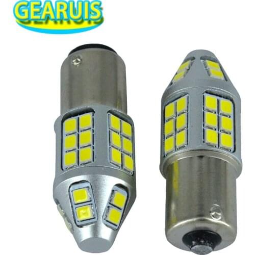 10pcs 9V to 30V 360 Degree High power 1156 BA15S BAU15S 1157 BA15D 40 SMD 2835 LED P21W PY21W Car Revese lights Turn brake Light