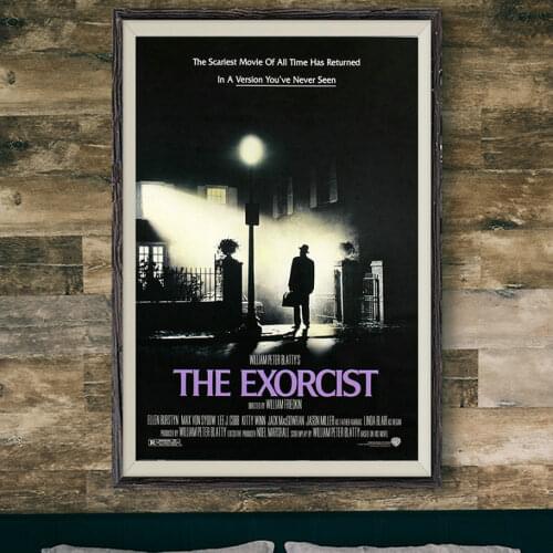172 THE EXORCIST (1973) Movie Horror Satan Possesion Occult Wall Silk Cloth Poster Art Decoration Gift