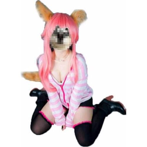 2018 Fate/Extra CCC Caster Tamamo no mae Costume Halloween Party Cosplay Costumes with socks