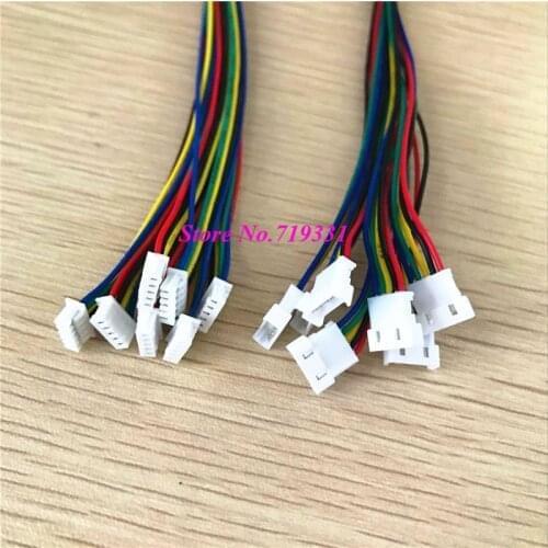 10 Pair Micro JST 1.25 5-Pin Male and Female Connector plug with Wires Cables