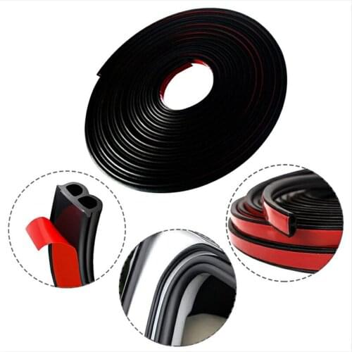 5m Car Accessories B Type Car Rubber Seals Dustproof Sealing Strips for volvo xc60 xc90 s60 s80 v40 v70 v60 s40 xc70 v50 Styling