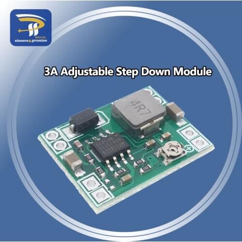5pcs/lot Ultra-Small Size DC-DC Step Down Power Supply Module MP1584EN 3A Adjustable Buck Converter for Arduino Replace LM2596
