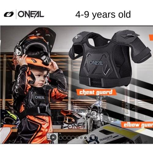 American ONEAL cross-country motorcycle riding protective gear children fall-proof equipment balance car breastplate knee pads