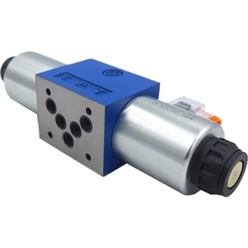 Hydraulic Electromagnetic Directional Valve 4We10E31B 10J 10G 10H 10D Through The Solenoid Valve 24V