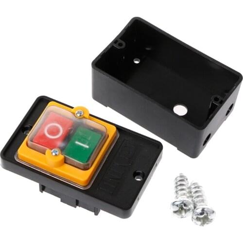 KAO-5H 10A 250/380V On/Off Waterproof Push Button Switch For Bench Drill Switch