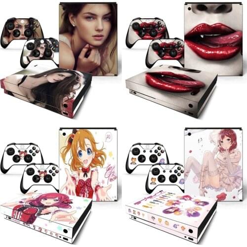 New hot selling products vinyl for XBOX One X skin sticker Girls