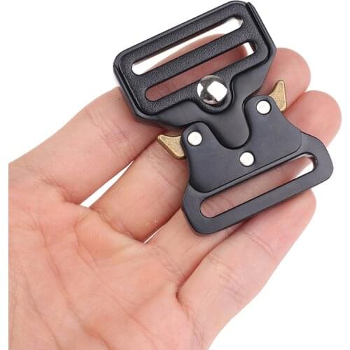 New Metal Strap Buckles For Webbing DIY Bag Luggage Clothes Accessories Clip Buckles 2 Sizes