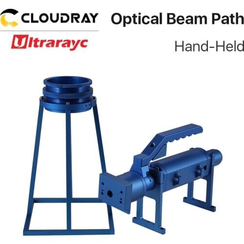 Ultrarayc Optical Beam Path Portable Hand-held Light Path Focal Length 100-210mm for Galvo Scanner Head IPG Raycus Laser Source