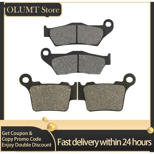 Motorcycle Brake Pads Front&Rear Kits For SX XC XCW SXF EXC 250 300 TPI 2020 125 150 200 350 450 EXC-F XCRW 400 500 525 530