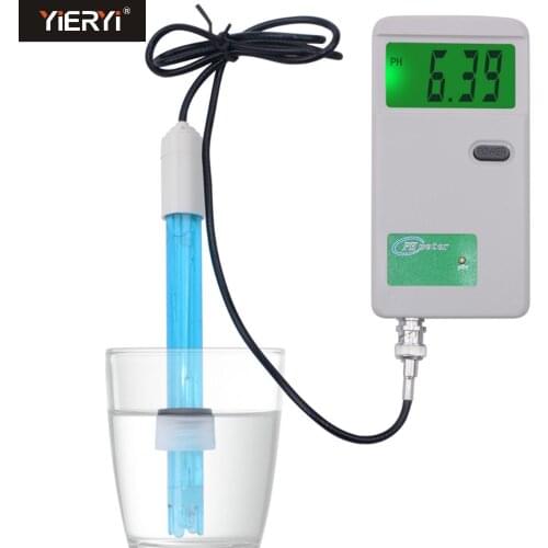 Yieryi Portable PH-3012 PH meter LCD Display Water Quality Acidity Tester Monitor for Aquarium Pool Biology Chemical With Plug
