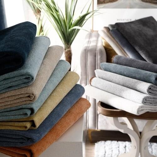 Chenille Fabric Handmade DIY Cushion Sofa Smooth Soft Bay Window Cushion Cover Decorative Cushion Thick Cloth Fabrics Sewing