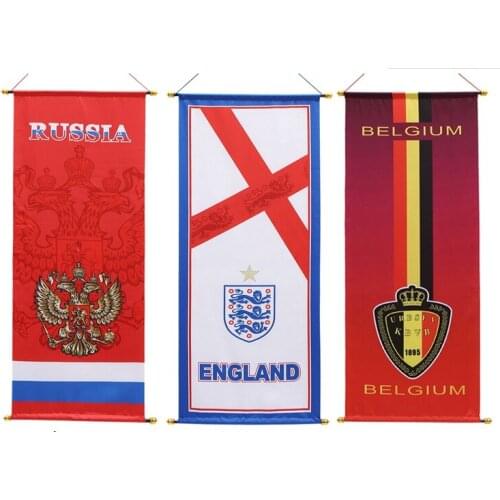 Euro 2020 Football Decoration National Flag Painting Prop Souvenir Fans Spain Portugal Belgium France Italy Football Team 2021