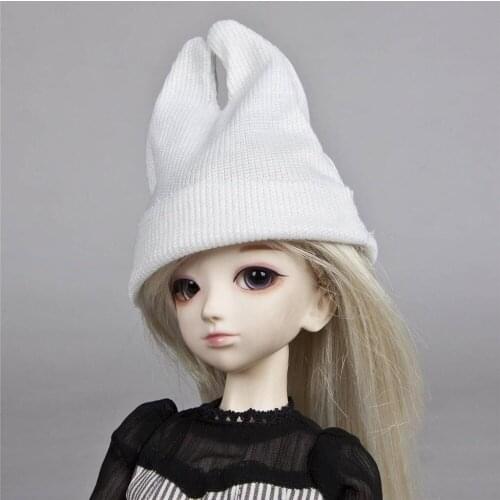 [wamami] 780# White Knit Doll Hat Cap/Hat 1/4 MSD AOD BJD Dollfie Lovely Accessories
