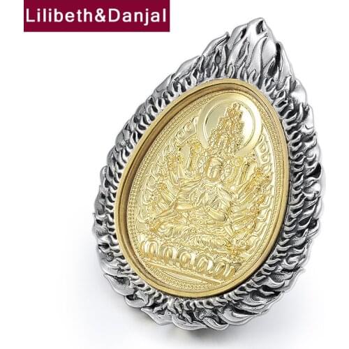 Zodiac Natal Buddha Patron Saint 925 Sterling silver Rotatable Inlaid Natural Stone Necklace Pendant Jewelry 2020 New Arrival P1