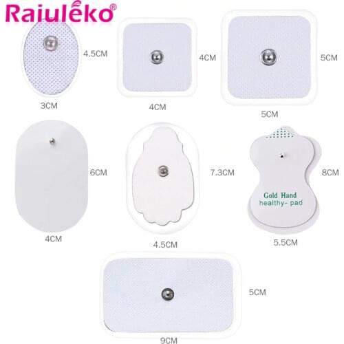 10PCS EMS Electrode Pads for Electric Tens Acupuncture Digital Therapy Machine Slimming Electric Body Massager Frequency Patch