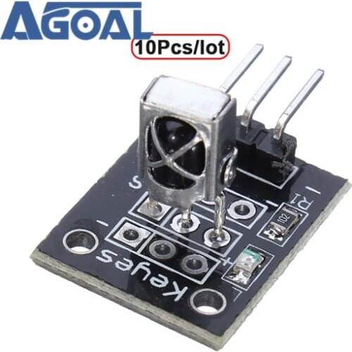 10Pcs/lot KY-022 Infrared IR Transmitter Sensor Receiver Module For Arduino