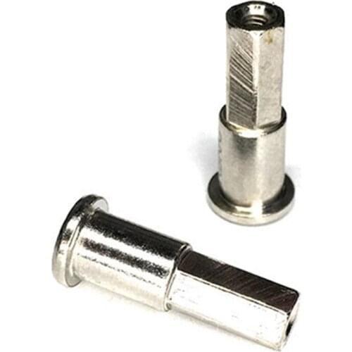 2PCS 5mm Metal Combiner Wheel Hub Hex Adapter Upgrade Accessories for WPL D12 1/10 RC Truck Car Parts