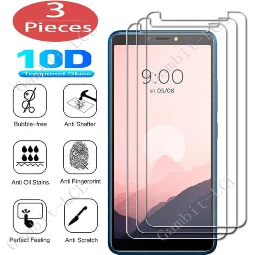 3Pcs Protection Glass For BQ 5519G Jeans 5740G Spring 6030G Practic 6042L Magic E 6424L O Tempered Screen Protector Cover Film