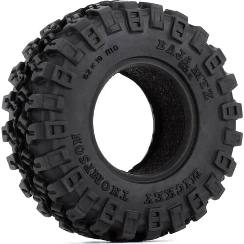 4Pcs 1.0inch Terrain Soft Rubber Tires for 1/24 Micro Crawler Axial SCX24 90081 AXI00001 Deadbolt Upgrade Parts