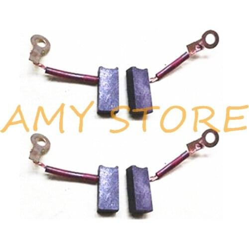 4pcs 5/32" x 15/64" x 33/64" Motor Carbon Brush Electric Drill Power Tool Parts 4x6x13mm