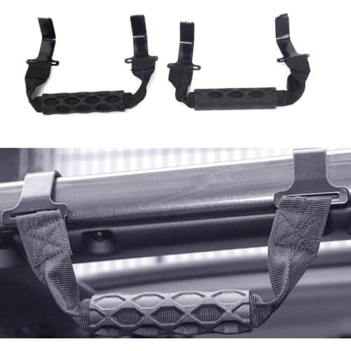 4Pcs Top Roof Roll Bar Grab Handles Grip for Jeep Wrangler JL 2018 2019 2020 2021 Car Accessories