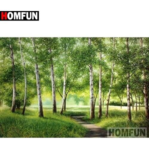 HOMFUN Full Square/Round Drill 5D DIY Diamond Painting "landscape" Embroidery Cross Stitch 5D Home Decor A16415