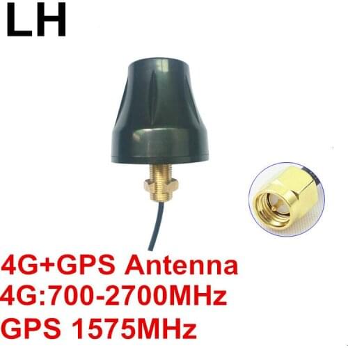 4G GPS antenna 700-2700MHz sma LTE 4g gps combo antenna omnidirection 1575MHz