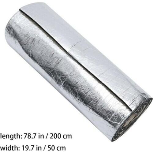 2M X 10mm Car Soundproof Adhesive Heat Noise Insulation Pad Cotton Acoustic Foam For Recording Studios Home Theatres Car Gym