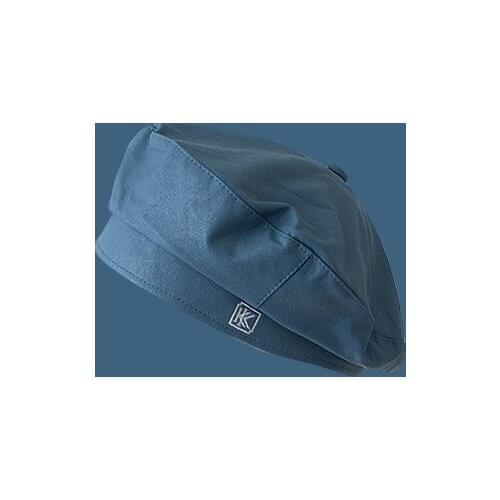 Beret Women Winter Navy Hat Leather Octagonal Hat Multicolor Solid Color Fashion Party British Hat Warm Beret