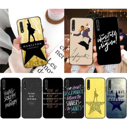 Zororong Hamilton Musical Lyrics Phone Case For Xiaomi 9 10 11 PRO LITE Redmi NOTE 7 8 9 A PRO K20 30 PRO