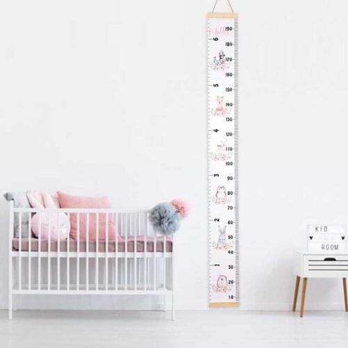 Kids Room Home Decoration Hanging Baby Child Height Ruler Kids Growth Size Chart Height Chart Measure Ruler Wall Sticker