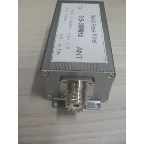 0.5-30MHz Band Pass Filter The Band Pass Covers Medium Wave And Shortwave