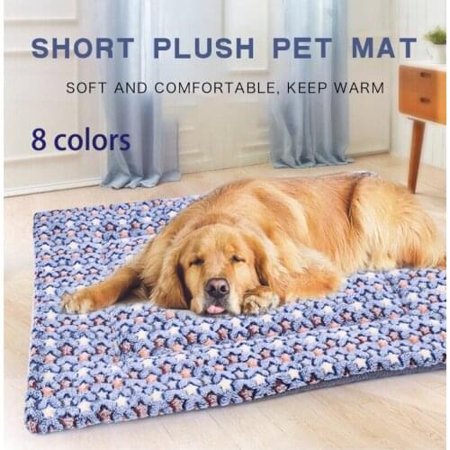 Dog Cat Mat Pet Blanket With Soft Warm Flannel Dog Cat Bed Sofa Cushion Pet Sleeping Cover For Small Dog Cat Pad Pet Accessories