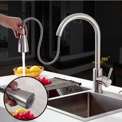 Hot Kitchen Faucet Sink Mixer Taps Adjustable Spout Rotatable Tap Home Modern Basin Faucets Bathroom Kitchen Decoration Supplies