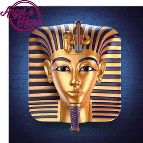 Egyptian Pharaoh Mask DIY Diamond Embroidery Needlework 5D Diamond Painting Cross Stitch Rhinestone Painting,diamond mosaic gift