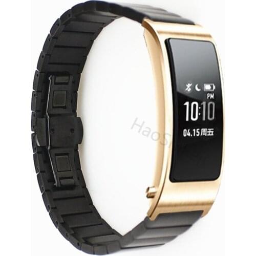 Metal strap watch band B6 For Huawei Band B6 Strap B6 watch 16mm Stainless Steel strap for huawei B6 band Bracelet Accessories